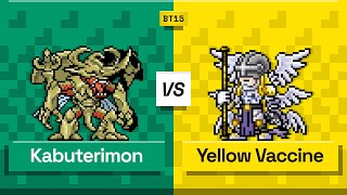 Digimon TCG Herculeskabuterimon vs Yellow Vaccine BT15 Match [upl. by Arol]