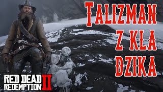 Talizman z kła dzika  kobaltowe skrzemieniałe drewno RDR2 [upl. by Jaycee]