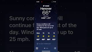 Weather App Thinks It’s Dark At 1300 Hours [upl. by Llerret273]