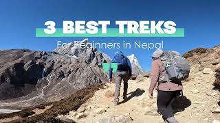 3 Best Treks in Nepal for Trek Beginners  Discovery World Trekking  2023 [upl. by Sigsmond]