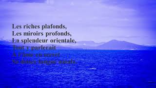 L Invitation au Voyage de Charles Baudelaire Lecture [upl. by Bronny]