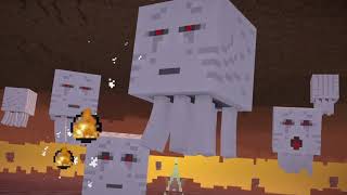 3 headed ghast boss fight [upl. by Etteroma648]