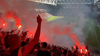 The Stockholm Derby Ultra Pyro and Tifos Djurgarden 03 Hammarby 2624 [upl. by Euqinomad]