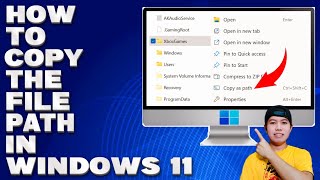 How To Copy The File Path in Windows 1011 Guide [upl. by Akirej]