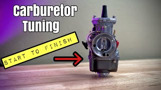 HOW TO TUNE A CARB  CARBURETOR step by step guided [upl. by Dorca]