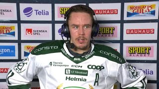 Joakim Nygård  Mål och intervju från HV71  Färjestad BK  20230130 [upl. by Christyna]