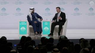 Mohammad Al Gergawi in a conversation with Elon Musk during WGS17 [upl. by Assenar816]