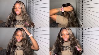 AMAZON Highlighted 26’ inch Wig  Install  Review  Kera Dior [upl. by Enialedam]