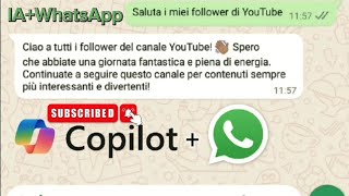 Copilot  WhatsApp [upl. by Cuthbertson41]