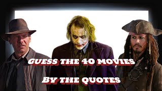 GUESS THE MOVIE BY THE QUOTE [upl. by Anaeg]