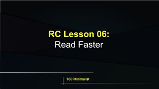 Read Faster  LSAT Reading Comprehension Lesson 06 [upl. by Alastair]