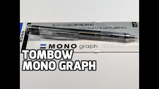 Tombow Mono Graph Mechanical Pencil 05mm Unboxing and Review Suggested by Viewer [upl. by Annayrb]