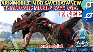 ark mobile mod save data free new 2023  unique dinos  infinity slots tame  ultimate weapon armor [upl. by Nosaes]