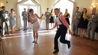 Most amazing first dance and groomsmen dance ever [upl. by Sirrot]