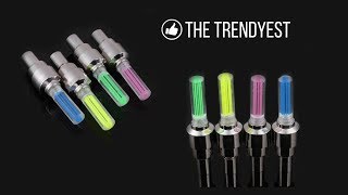 LED Tire Valve Lights  The Trendyest [upl. by Donell]