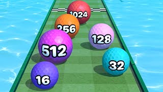 2048 Golf Ball Runner  All Levels Gameplay 11851190 android ios [upl. by Ettennahs746]