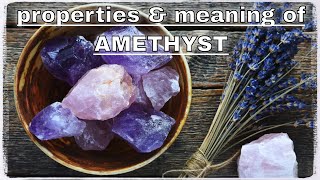 Amethyst Meaning Benefits and Spiritual Properties [upl. by Germain]