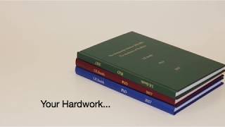 Handmade Thesis Binding [upl. by Anaira610]