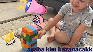 jenga oyununu kim kazandı دي دي ميدو  لولو  قناة وناسة NoluyoYaa [upl. by Ellatsyrc259]