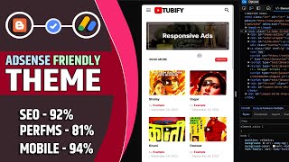 Best Blogger Templates for AdSense Approval ✅ SEO  Mobile  Performance  Friendly Theme [upl. by Tyrone218]