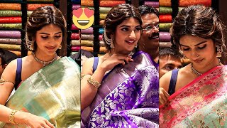 Sreeleela SUPERB Cute Visuals At Mangalya Shoping Mall Opening  Sreeleela Movies  BTv Daily [upl. by Ahtela]