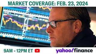 Stock market today Stocks mixed after breakout rally  February 23 Yahoo Finance [upl. by Oniratac]