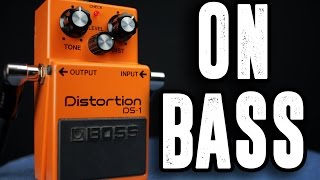 Boss DS1 Bass Demo [upl. by Idur267]