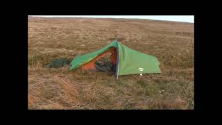 In a Vango Nevis tent on a cold windy night [upl. by Arvy]