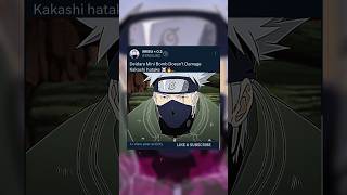 Deidara Mini Bomb Doesnt Damage Kakashi hatake ☠️🔥 [upl. by Kussell357]