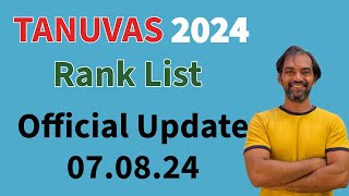 TANUVAS 2024 Rank list on 070824  TN Veterinary Rank list 2024 [upl. by Uot]