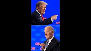 The CNN Presidential debate in 60 seconds [upl. by Autum398]