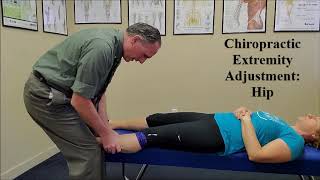 Chiropractic Extremity Adjustment Hip  Long Distraction Advanced [upl. by Enneira]