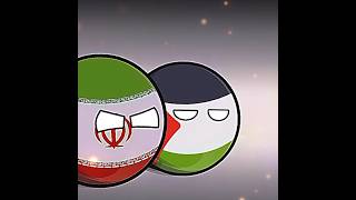 countries that support Iran vs Israel countryballs attitude bdanjel711 [upl. by Ahsital]