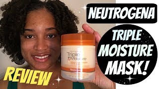 Neutrogena Triple Moisture Deep Recovery Hair Mask REVIEW [upl. by Meletius]