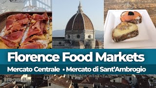 Florence Food Markets  Mercato Centrale  Mercato di SantAmbrogio  Florence Italy  Full Tour [upl. by Sidhu]