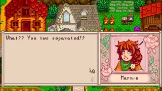 Stardew Valley  All Shane Divorce Events Mod [upl. by Anisamoht]