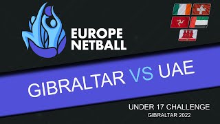 U17 Challenge Match 4 Gibraltar vs UAE [upl. by Eiznekam]