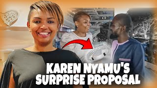 SEE HOW NURU OKANGA PROPOSED TO SENATOR KAREN NYAMU [upl. by Eiramlatsyrk]