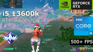 Intel i513600k RTX 3060 Fortnite Chapter 5 Season 1  Unreal Ranked Solos  Benchmark  Low Mesh [upl. by Yruok]