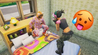 Fortnite Roleplay THE SUS BABYSITTER WE DID IT A Fortnite Short Film [upl. by Isaak]