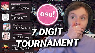 I Hosted an osu Tournament for 7 Digits [upl. by Leotie677]