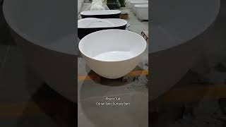 Round Solid Surface Bathtub [upl. by Sculley]