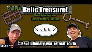 Insane Civil war Relic at Revolutionary War Site Metal Detecting [upl. by Izak]