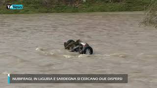 Nubifragi in Liguria e Sardegna si cercano due dispersi [upl. by Tur]