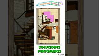 9000 Soluciones 42 Rompecabezas Matemático de Pentóminos Shorts puzzlegames [upl. by Ekrub]