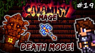 Golem amp Astrum Aureus in DEATH MODE Terraria Calamity Lets Play 19  Mage Class Playthrough 144 [upl. by Sirapal]