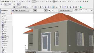 How to do ceiling and wooden fascia board in ArchiCAD 16 [upl. by Tareyn]