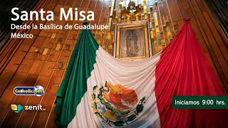 Misa de hoy desde la Basílica de Guadalupe 🇲🇽 Lunes 08abril2024 900 hrs [upl. by Ynhoj]