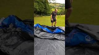 Berghaus Freedom 7 Nightfall Air Tent BRAND NEW UNPACKAGE  How To Fit Back in Bag [upl. by Kenley]