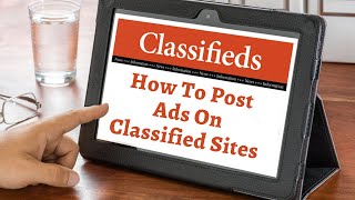 How To Post Ads on Classified Sites in Hindi  What is Classified Sites [upl. by Mellar]